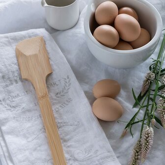 Bambu Scraping Sputala, spatel om te schrapen van bamboehout