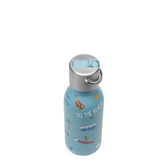 qwetch thermosfles met drinktuit, Honolulu Blue