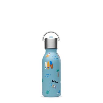 Qwetch instulated bottle Honolulu, thermosfles met drinktuit