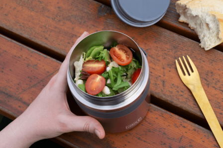 Lurch dubbelwandige voedsel thermos RVS
