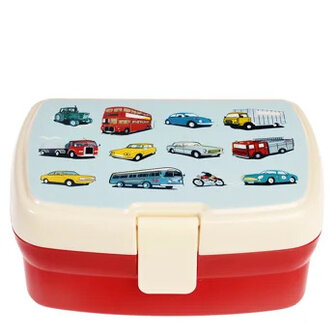 Auto broodtrommel van Rex London - Road Trip lunchbox bij GreenPicnic