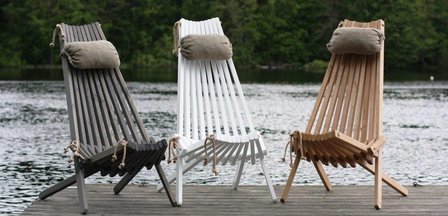 Greenpicnic ecofurn ecochairs met kussen