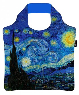 Ecozz opvouwbare shopper Vincent van Gogh Sterrennacht