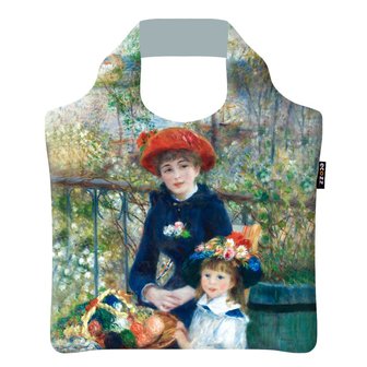 Ecozz opvouwbare tas van gerecycled plastic Renoir Two sisters