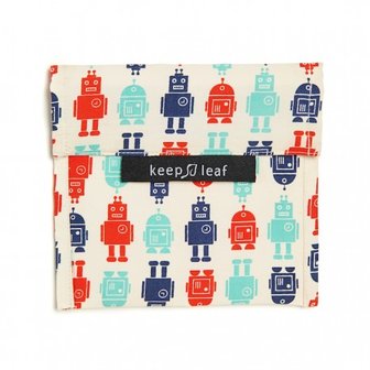 Keepleaf lunchzakje met robotprint