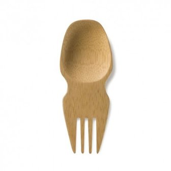 Bamboe spork bestek