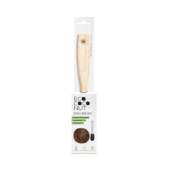 Ecococonut dish brush, cocosvezel afwasborstel in doosje