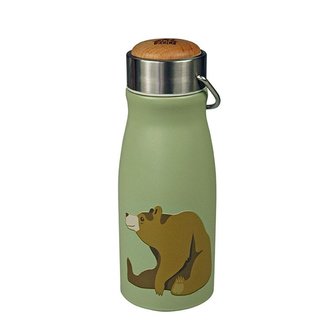 The Zoo thermosfles met Brown Bear print