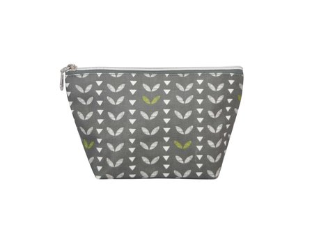 Grey Leaves fairtrade makeup tasje, Teranga Clutch