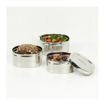 A Slice of Green Stainless Steel Container set