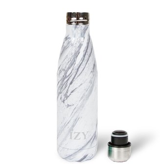 Izy bottle Marble White 500ml GreenPicnic