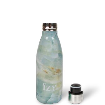 Izy bottle Marble Green 350ml GreenPicnic