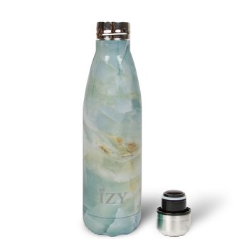 Izy bottle Marble Green 500ml GreenPicnic