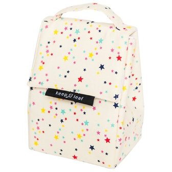 Keepleaf lunchbag Stars, lunch koeltasje met sterren print
