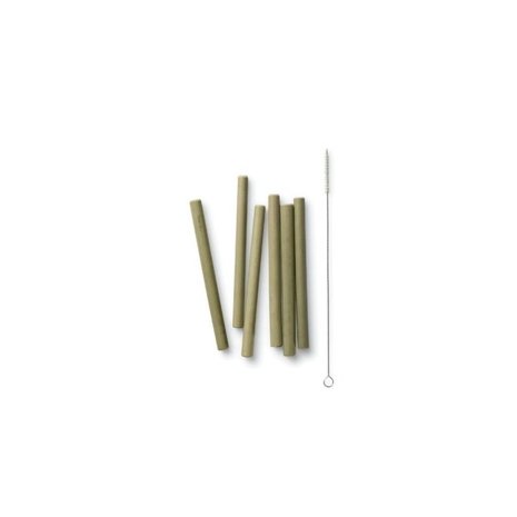 Korte rietjes van bamboe Greenpicnic