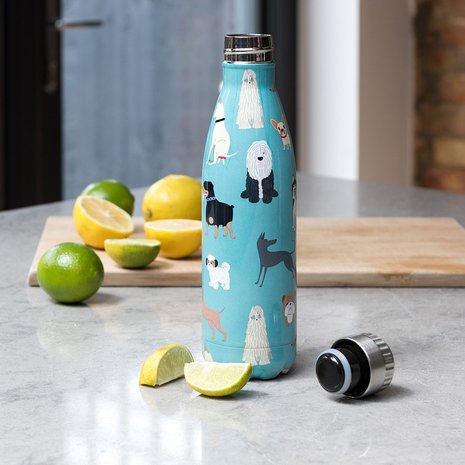 REX London fles Best In Show met honden print