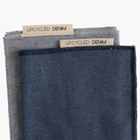 Placemat onderleggers van gerecycled denim