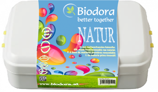 Bioplastic Lunchbox 12x18x5 Biodora