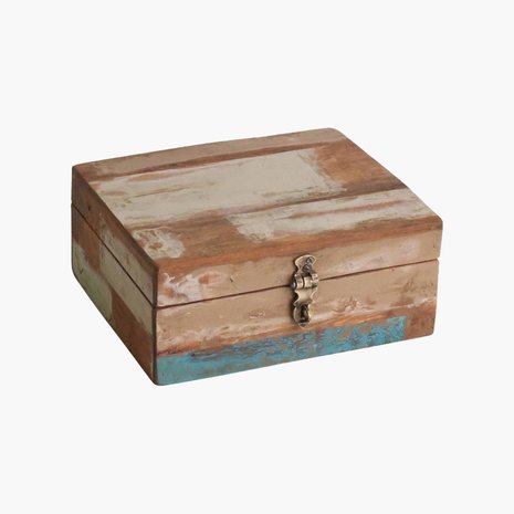 Scrap wood tea box Raw materials