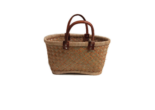 Mandtasje Greenpicnic Fairtrade van natuurlijke materialen