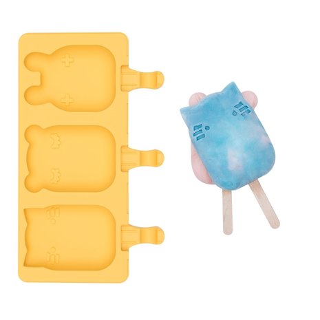 GreenPicnic Silicone popsicle moulds yellow van We Might Be Tiny