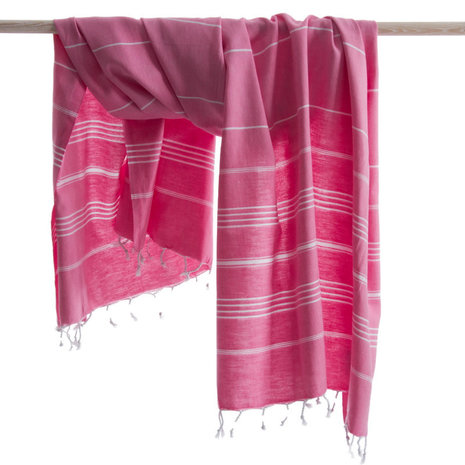 Mocco hamamdoek playa 8 large Pink bij GreenPicnic
