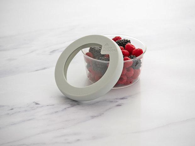 Foodhuggers flexible silicone and glass lid Greenpicnic