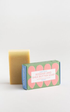 GreenPicnic verkoopt organic zeepblok van Bubble Buddy, met rozenbottel en shea boter