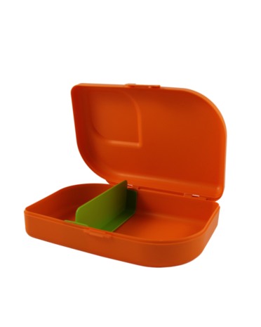 Lunchbox bio plastic Mandarin GreenPicnic