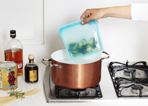 Sous vide koken met Stasher Bag Aqua