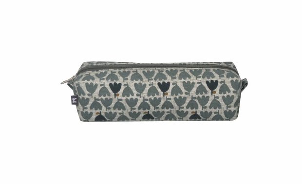 Fairtrade canvas etui met tulpen - Earth Squared pencil case Tulip