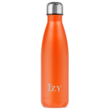 Grote Izy Bottles drinkfles - Sandstone Orange 500ml bij GreenPicnic