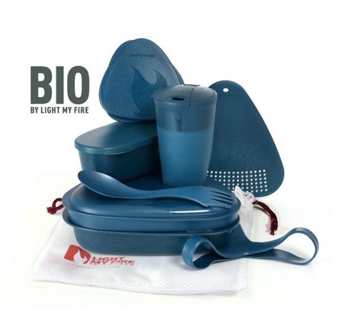 Light My Fire Meal Kit BIO Hazy Blue - GreenPicnic