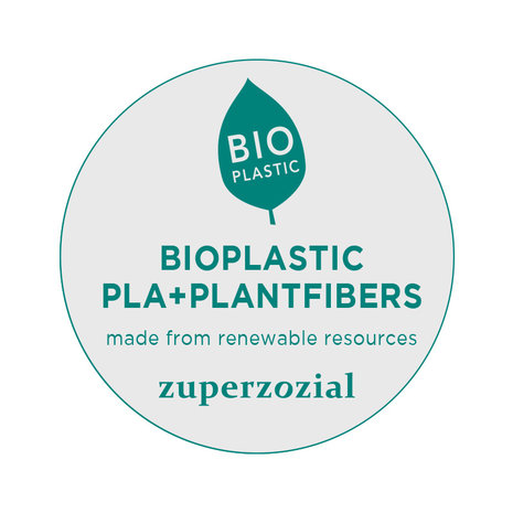 Zuperzozial C-PLA plantfiber serviesgoed bij Greenpicnic