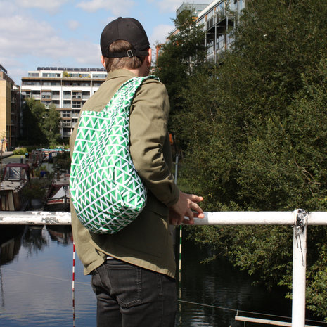 Groene boodschappentas van gerecycled PET - Kind Bag