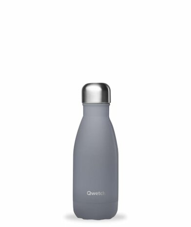 Qwetch stainless steel insulated bottle granite grey