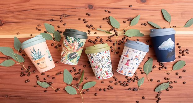BioLoco milieuvriendelijke Plant Easy cups, koffiebekers van PLA bio plastic