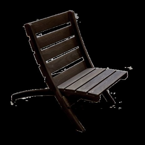 Ecofurn City Granny chair black oiled, Greenpicnic