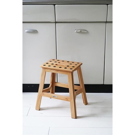 Tien ontmoeten honderd Puhlmann JAMES opvouwbare kruk van hout - Foldable Stool wood XL -  GreenPicnic