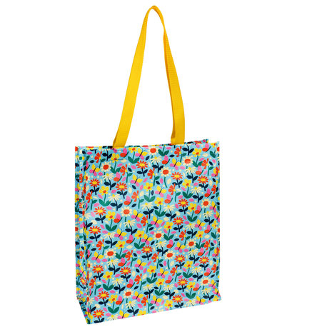 Gerecyclede tas met bloemen print GreenPicnic