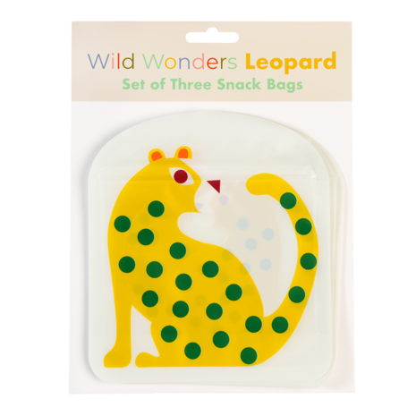 Leopard Snack Bags lunchtasjes van Rex London