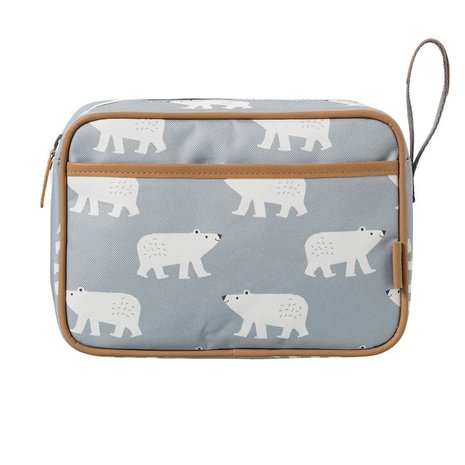 Fresk Wash Bag Polar Bear , rPET toilettas bij GreenPicnic