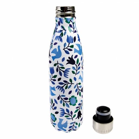 REX London stainless steel bottle Folk Doves