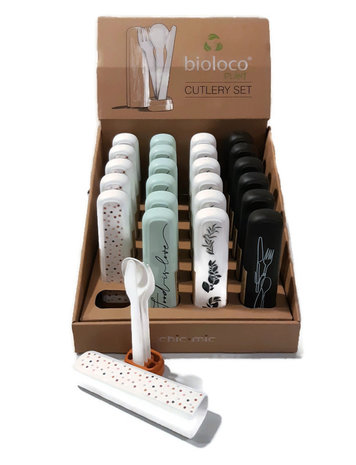 Bioloco Plant PLA bestek set Greenpicnic