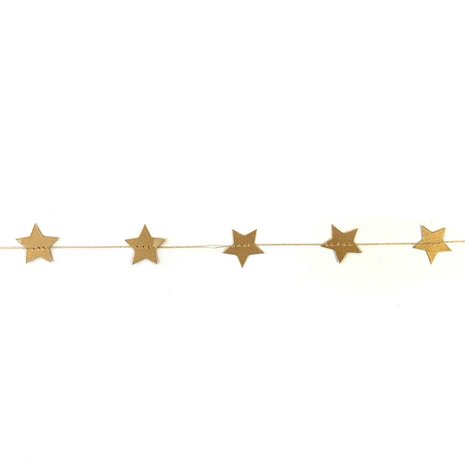 Papieren Star Confetti Gold slinger van Imbarro