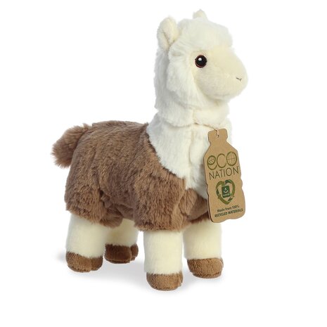 Eco Nation alpaca knuffel van gerecycled plastic