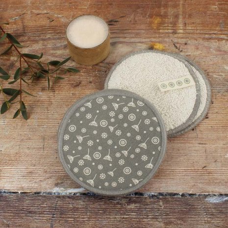 A Slice of Green Reusable Organic Cotton Facial Pads, GreenPicnic