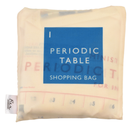 Periodic Table opgevouwen boodschappentas van rPET - Rex London
