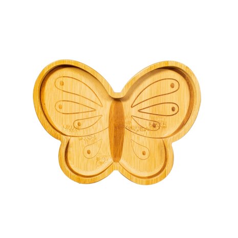 GreenPicnic - Bamboo plate butterfly van Sass en Belle