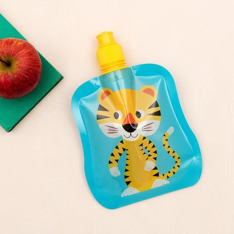 Rex foldable water bottle Tiger 